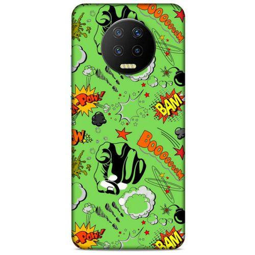 Lopard İnfinix Note 7 Uyumlu Kılıf Pop Culture (10) Full Koruma Kılıfı