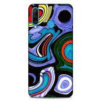 Lopard Huawei P30 Lite Uyumlu Kılıf Soyut Sanat (25) Baskılı Antişok Kapak