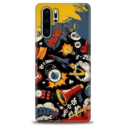 Huawei P30 Pro Kılıf HD Baskılı Kılıf - Z Zum! + Tam Ekran Koruyucu