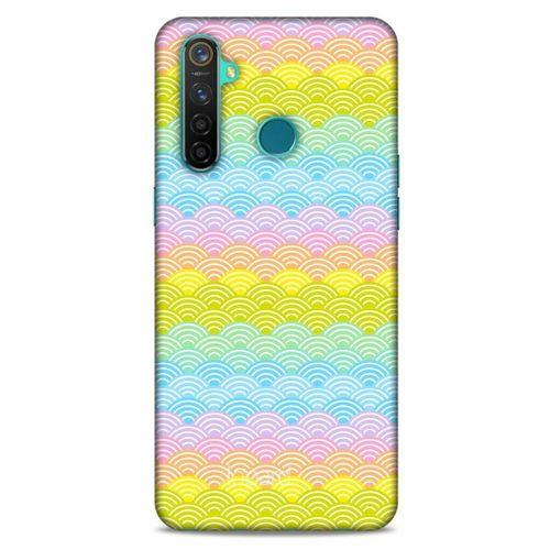 Oppo Realme 5 Pro Kılıf Pastel Renkler (1) Kılıfı Karışık Renkli