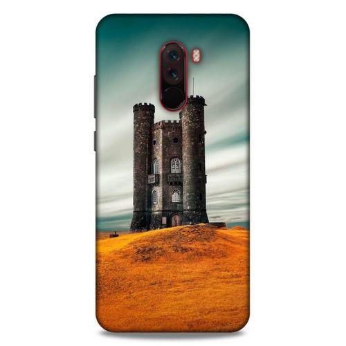 Lopard Xiaomi Pocophone F1 Uyumlu Kılıf Gece'S (31) TPU Kılıf Yeşil Gece