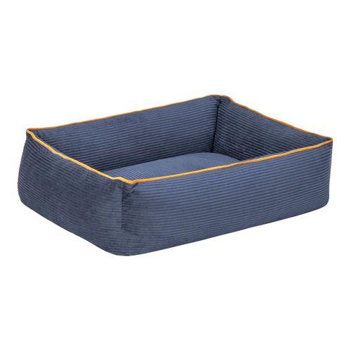 Pet Comfort Golf  Kedi ve Köpek Yatağı Parliament Mavi w Hardal Biye XS 55x45cm