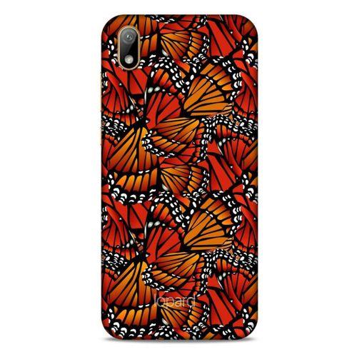 Huawei Y5 2019 Kılıf Kelebek Etkisi (5) Koruma Kabı Beyaz Lacivert