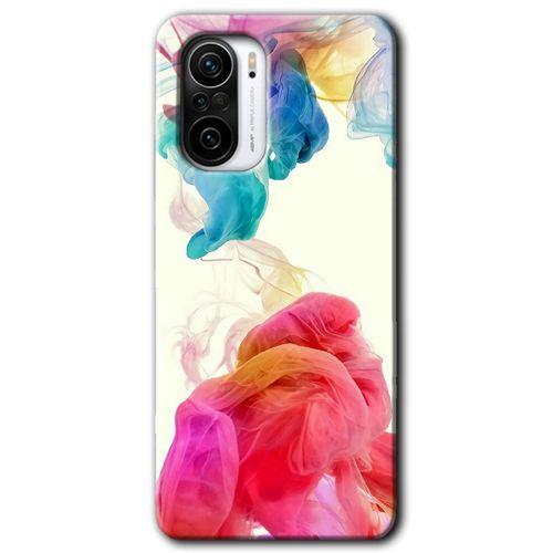 Potkal Hediye Fabrikası Xiaomi Redmi K40 Pro Kılıf HD Desen Baskılı Arka Kapak - Gökkuşağı Color