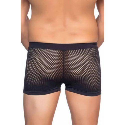 Siyah Mı Emay 2106 Fileli Soft Erkek Boxer