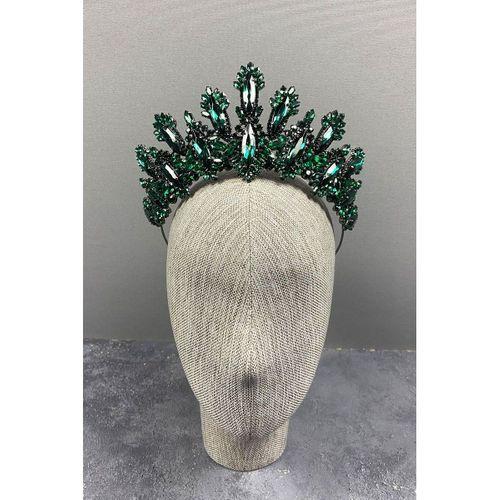 Dalia Yüksek Taşlı Gelin Kına Tacı