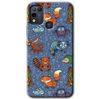 İnfinix Hot 10 Play Kılıf HD Desen Baskılı Arka Kapak - Animals Funny