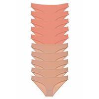 10 adet Süper Eko Set Likralı Kadın Slip Külot Pudra Ten