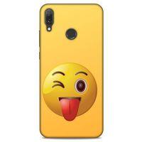 Emojix (42) Huawei Y9 2019 Kılıf Silikon Kapak Desenli