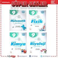 Palme 9.Sınıf Fen Lisesi Matematik Fizik Kimya ve Biyoloji Soru Bankası Seti 4 Kitap