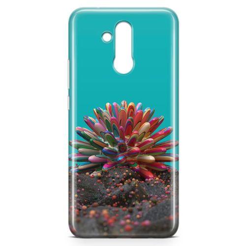 Huawei Mate 20 Lite Kılıf Siliconia Arka Kapak Koruma Desenli Full Koruyucu
