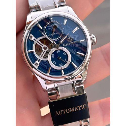 Bigotti Otomatik Ve Kurmalı Çelik Karatma Ve Renk Atma Yapmaz 5 Atm Erkek Kol Saati EBG.10683.3