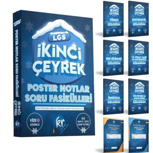 8. Sınıf LGS Poster Notlar Soru Fasikülleri İkinci Çeyrek Kr Akademi