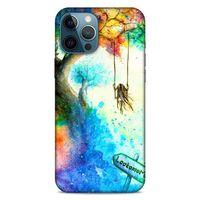 Lopard Apple iPhone 12 Pro Max Uyumlu Kılıf Manipülasyon ☻ (47) Crystal Flex Kılıf Baskılı