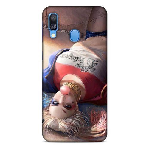 Samsung Galaxy A40 Uyumlu Kılıf Harley Quinn (2) Kabı Kahve