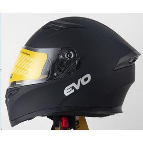 SEVGENT Kask Çeneli Gözlüklü Evo Mat Siyah 31603 -M-