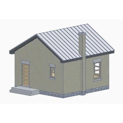 HO Ölçek Avlu Ofisi (Bu ürün Sadece Plastik parçadır - Almadan Önce Soru Sorabilirsiniz)