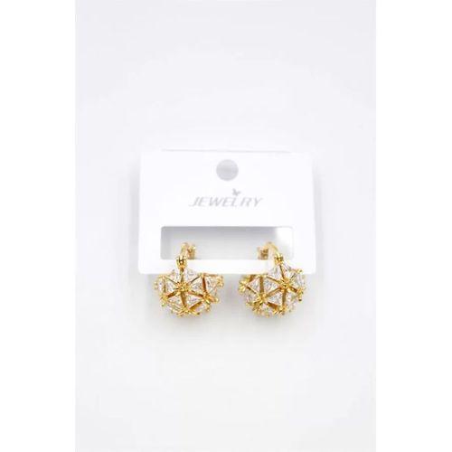 Baget Çanta Küpe - Altın