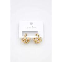 Baget Çanta Küpe - Altın