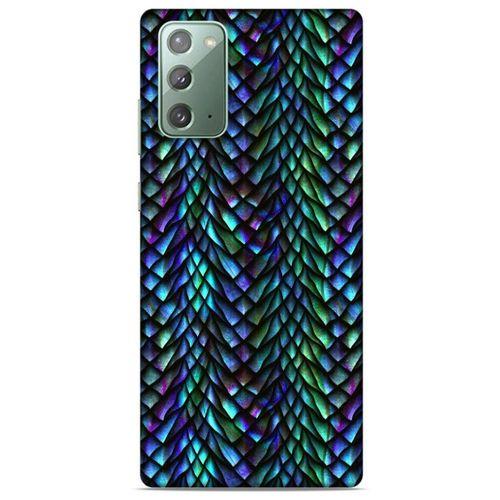 Samsung Galaxy Note 20 Kılıf Dragons (1) Kılıfı Ejderha Pulları Rainbow