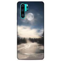 Lopard Huawei P30 Pro Uyumlu Kılıf Gece'S (27) Tasarımlı Kılıf Dolunay