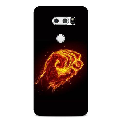 Lopard LG K50S Uyumlu Kılıf FireX (33) Hybrid Kılıf Yumruk