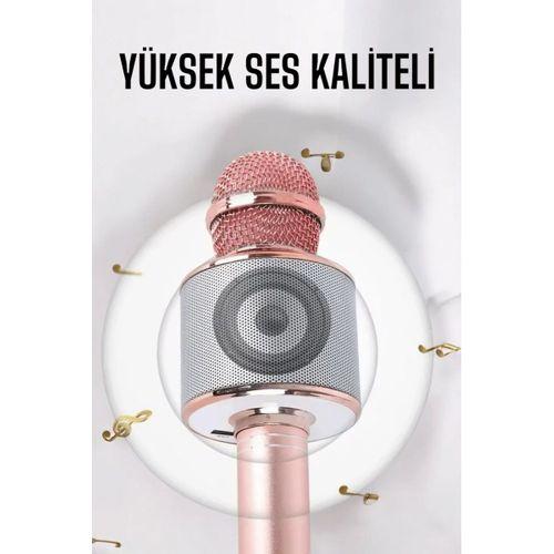 Taşınabilir Bluetooth Karaoke Mikrofon: Hafıza Kart Girişli, Etkileyici Performans