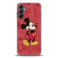 Samsung Galaxy A14 Kılıf HD Baskılı Kılıf - Kırmızı Mickey + Tam Ekran Koruyucu