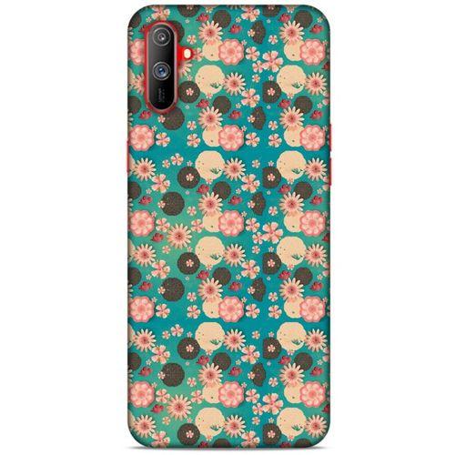 Oppo Realme C3 Kılıf Japonya (22) Tam Koruma Kılıfı Japon Çiçeği Febreze