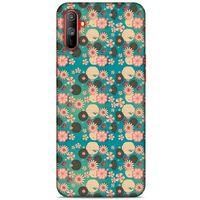 Oppo Realme C3 Kılıf Japonya (22) Tam Koruma Kılıfı Japon Çiçeği Febreze