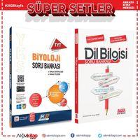 Hız ve Renk TYT Biyoloji ve AKM Dil Bilgisi Soru Bankası Seti 2 Kitap