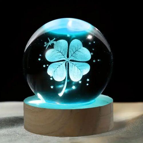 Yonca Tasarımlı Renk Değiştiren Cam Küre