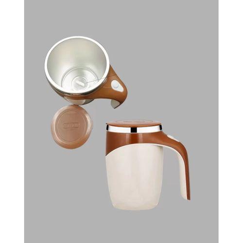 Manyetik Karıştırıcı Kupa Usb Şarjlı Otomatik Karıştırma Çift Katmanlı