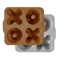 OiOi OiOi XOXO Silikon Kek Kalıbı Woody Brown / Powder Grey