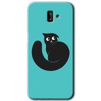 Samsung Galaxy J8 Kılıf HD Desen Baskılı Arka Kapak - Cat Vector