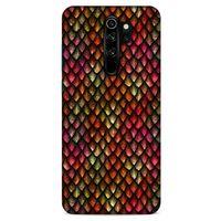 Xiaomi Redmi Note 8 Pro Kılıf Dragons (8) Baskılı Kılıf Ejderha Deri Pembe