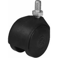 405 - Plastik Küçük Vidalı Tekerlek 4 Adet