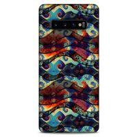 Samsung Galaxy S10 Plus Kılıf Baskılı Özel Seri Taşlı (41) Tank Kılıf