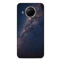 Lopard Xiaomi Redmi Note 9 Pro 5G Uyumlu Kılıf Gece'S (8) Baskılı Kılıf Lacivert