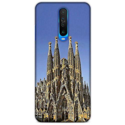 Xiaomi Redmi K30 Kılıf Dünya Mimarisi (36) Glitter Kılıf La Sagrada Familia