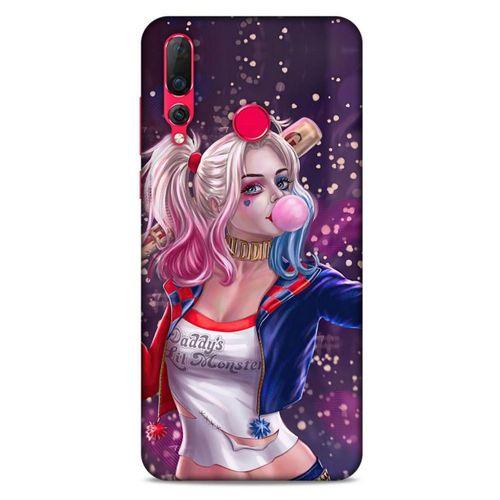 Huawei P Smart Z Uyumlu Kılıf Harley Quinn (3) Kapak Mor
