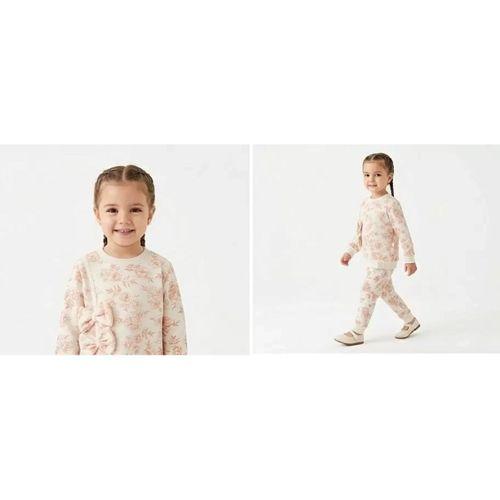 2-3-4-5 Yaş Çift Fiyonklu Penye Çocuk Takımı