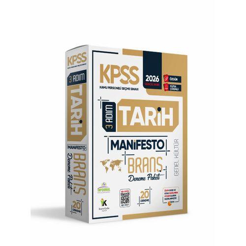 2026 KPSS Önlisans Tarih Coğrafya Vatandaşlık Kara Kutu Soru Bankası ve Manifesto Deneme 6lı Set