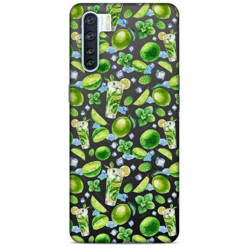 Frutix Lime 01 Oppo A91 Kılıf Desenli Silikon