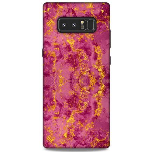 Mermer Desenli (35) Tema Fit Design Kılıf Burgonya Samsung Galaxy Note 8 Kılıf