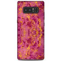 Mermer Desenli (35) Tema Fit Design Kılıf Burgonya Samsung Galaxy Note 8 Kılıf
