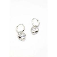 Kalp Küpe - Gümüş