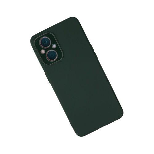 Newface Oppo A96 Kılıf Lansman Glass Kapak - Koyu Yeşil