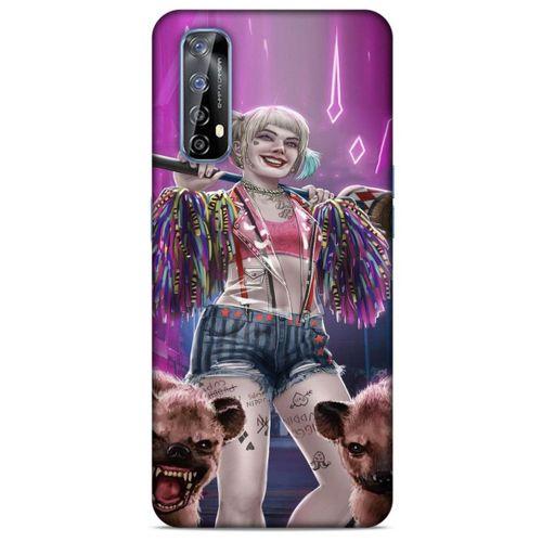 Huawei P Smart 2021 Uyumlu Kılıf Harley Quinn (35) Fit Design Kılıf Lavanta pembesi