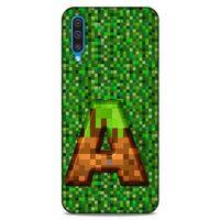 Lopard Samsung Galaxy A50 Uyumlu Kılıf PiXel (44) Tough Armor Kılıf A Harfi